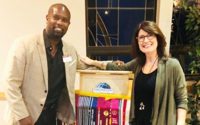 District Champion Roger Caesar visits Glen Abbey Toastmasters