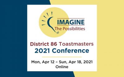 District 86 Toastmasters 2020-2021 Conference